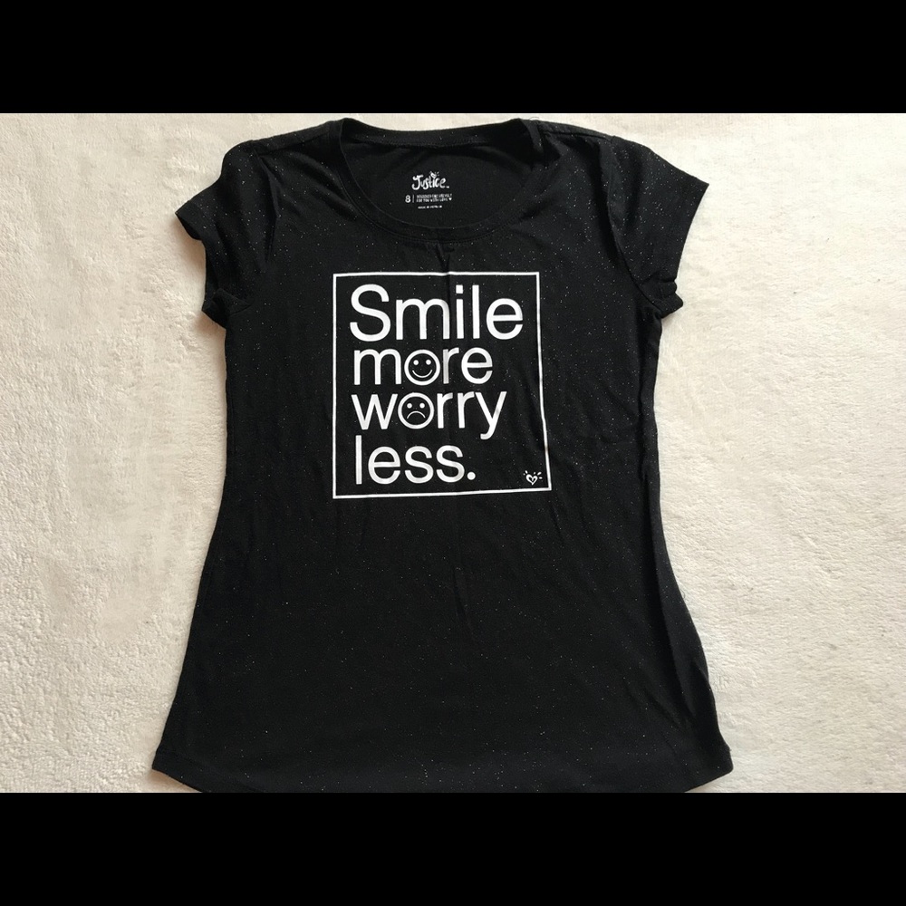 Justice Girls T-shirt NWOT 8